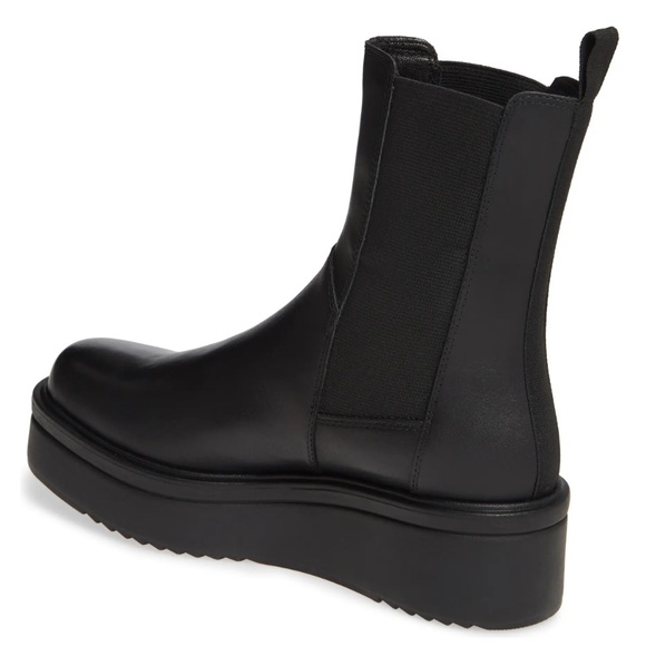 VAGABOND SHOEMAKERS Tara Chelsea Boot Black Leather Size 40EU 11 US   0377 - Picture 2 of 12